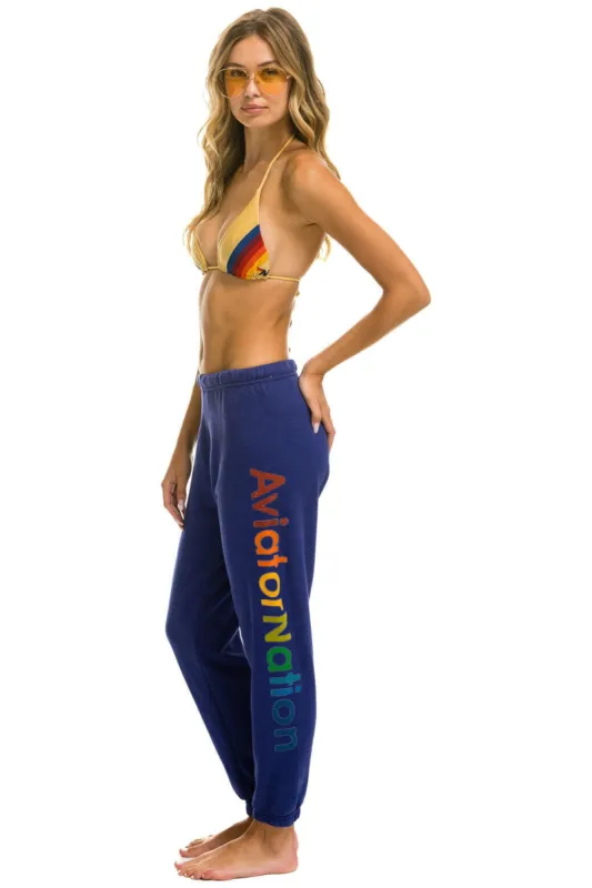 AVIATOR NATION SWEATPANTS - PURPLE sold by Aviator Nation