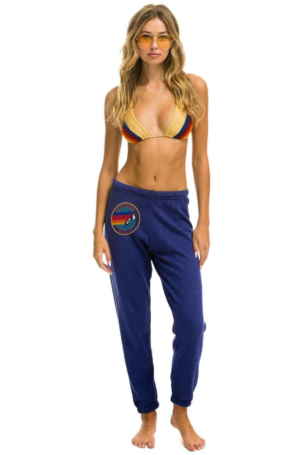 AVIATOR NATION MALIBU SWEATPANT - PURPLE sold by Aviator Nation