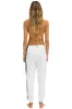 5 STRIPE SWEATPANTS - WHITE // GREY sold by Aviator Nation