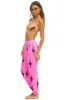 BOLT STITCH REPEAT SWEATPANTS - NEON PINK // BLACK sold by Aviator Nation