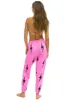 BOLT STITCH REPEAT SWEATPANTS - NEON PINK // BLACK sold by Aviator Nation