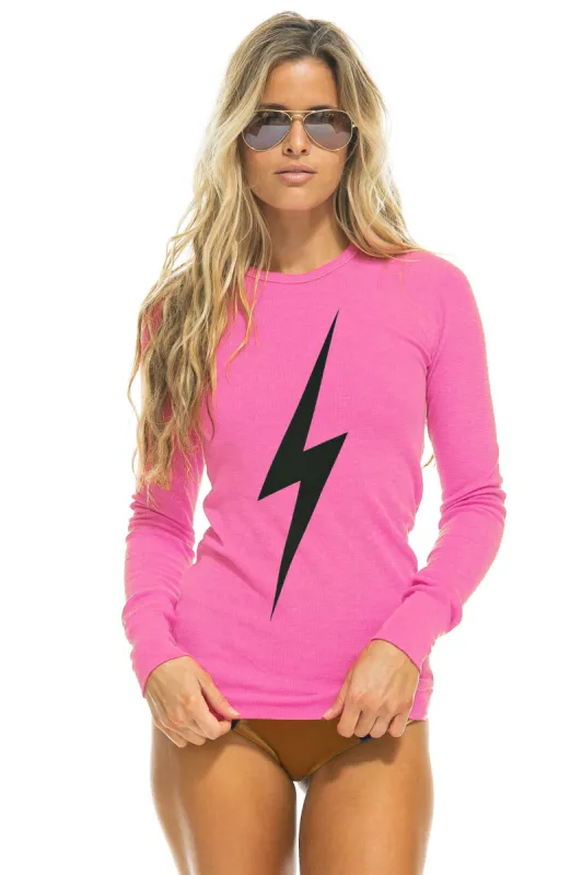 BOLT THERMAL - NEON PINK sold by Aviator Nation