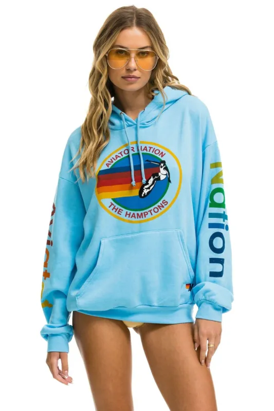 AVIATOR NATION HAMPTONS RELAXED PULLOVER HOODIE - SKY sold by Aviator Nation