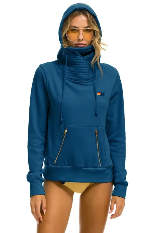 NINJA PULLOVER HOODIE - ROYAL sold by Aviator Nation