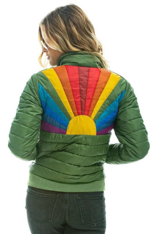 SUNBURST JACKET - GARDEN GREEN sold by Aviator Nation
