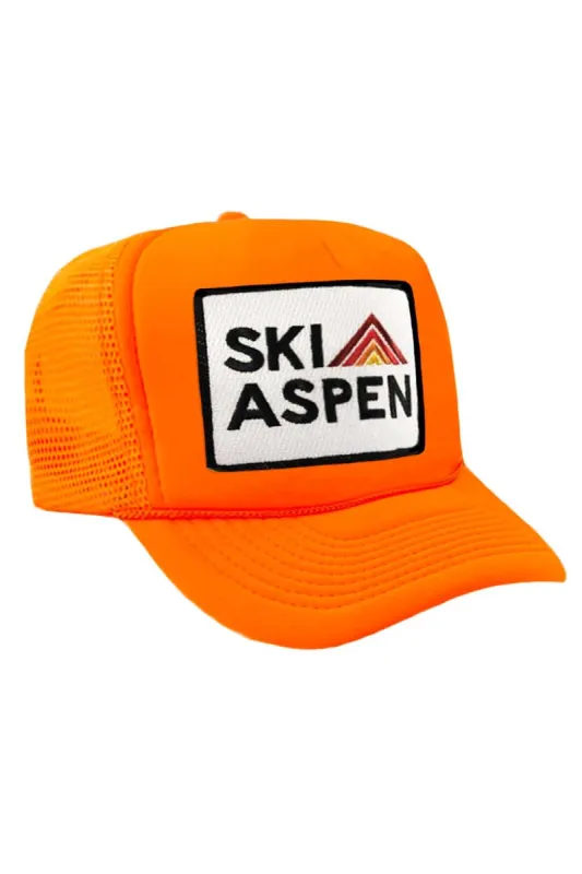 SKI ASPEN TRUCKER HAT sold by Aviator Nation