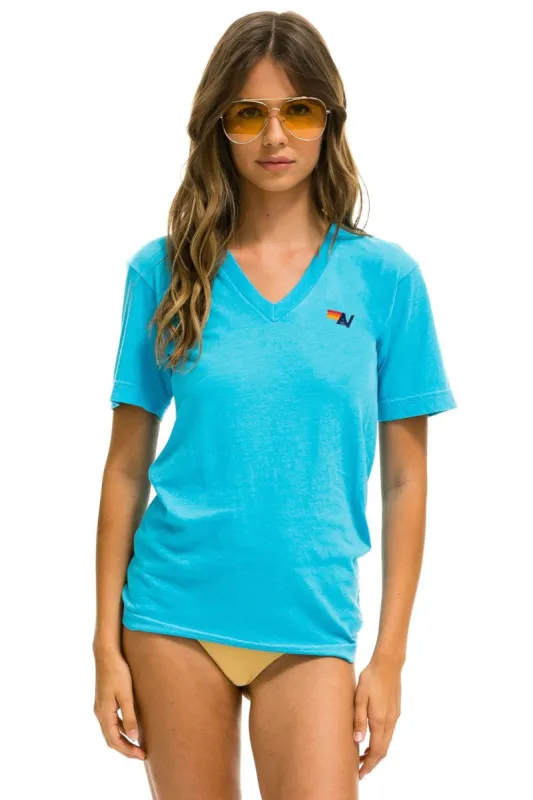 BASIC VNECK - NEON BLUE sold by Aviator Nation