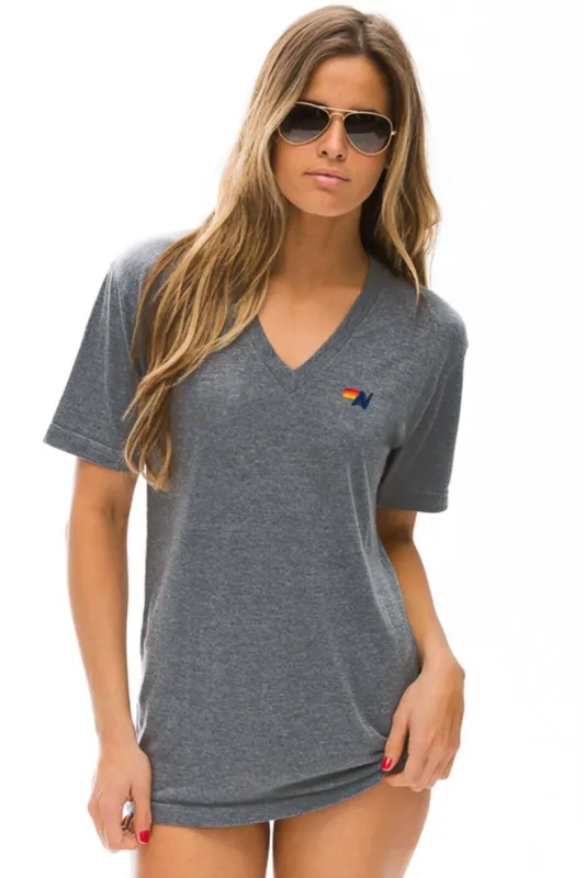 BASIC VNECK - HEATHER GREY sold by Aviator Nation