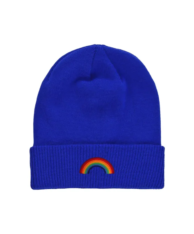 RAINBOW BEANIE - ROYAL sold by Aviator Nation