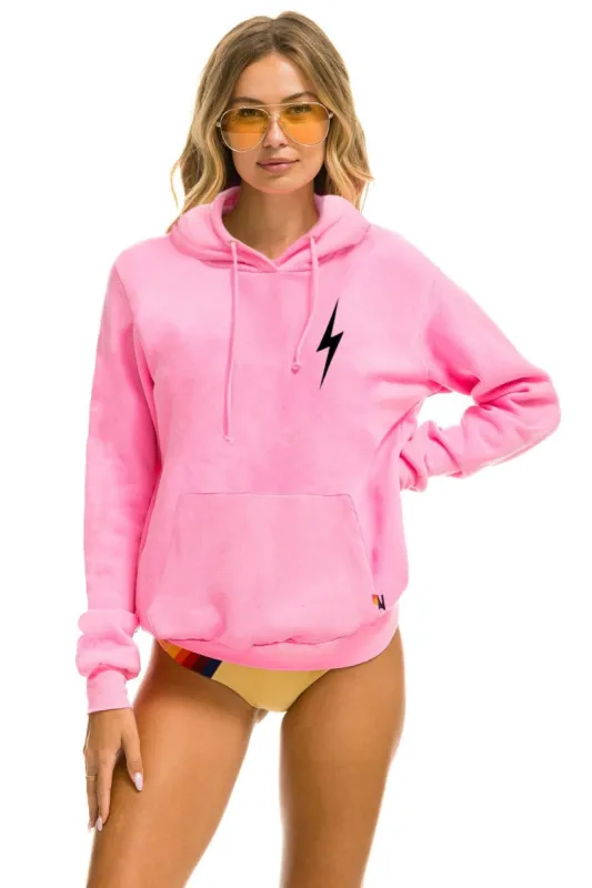 BOLT LIGHTWEIGHT PULLOVER HOODIE - NEON PINK made by Aviator Nation