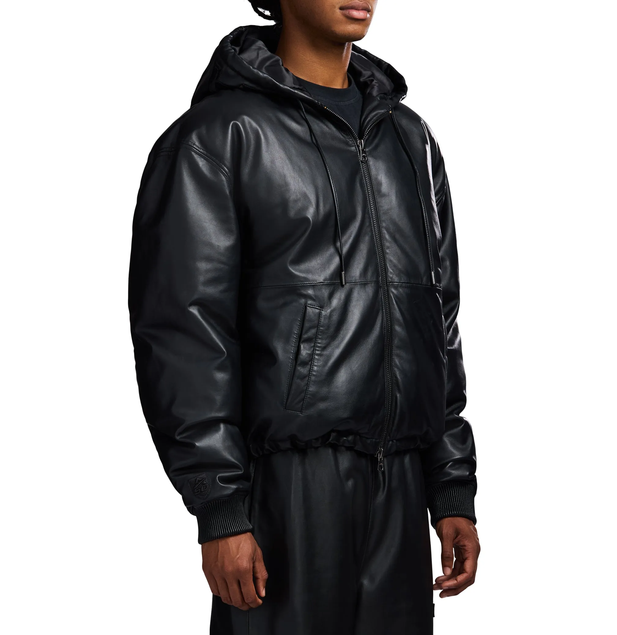 NAPPA LEATHER PUFFER HOODIE sold by Avirex product image thumbnail 5