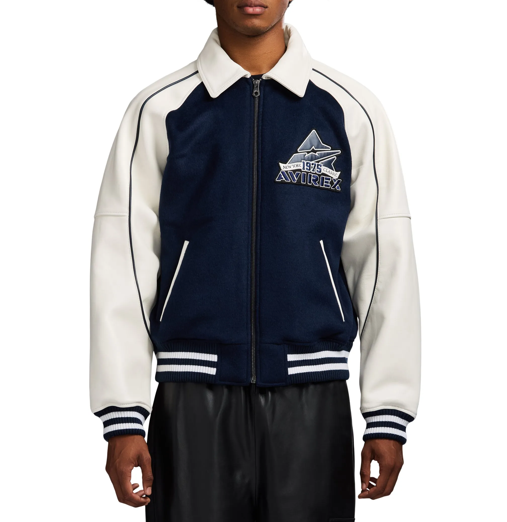 CLASSIC WOOL LEATHER VARSITY JACKET sold by Avirex product image thumbnail 3