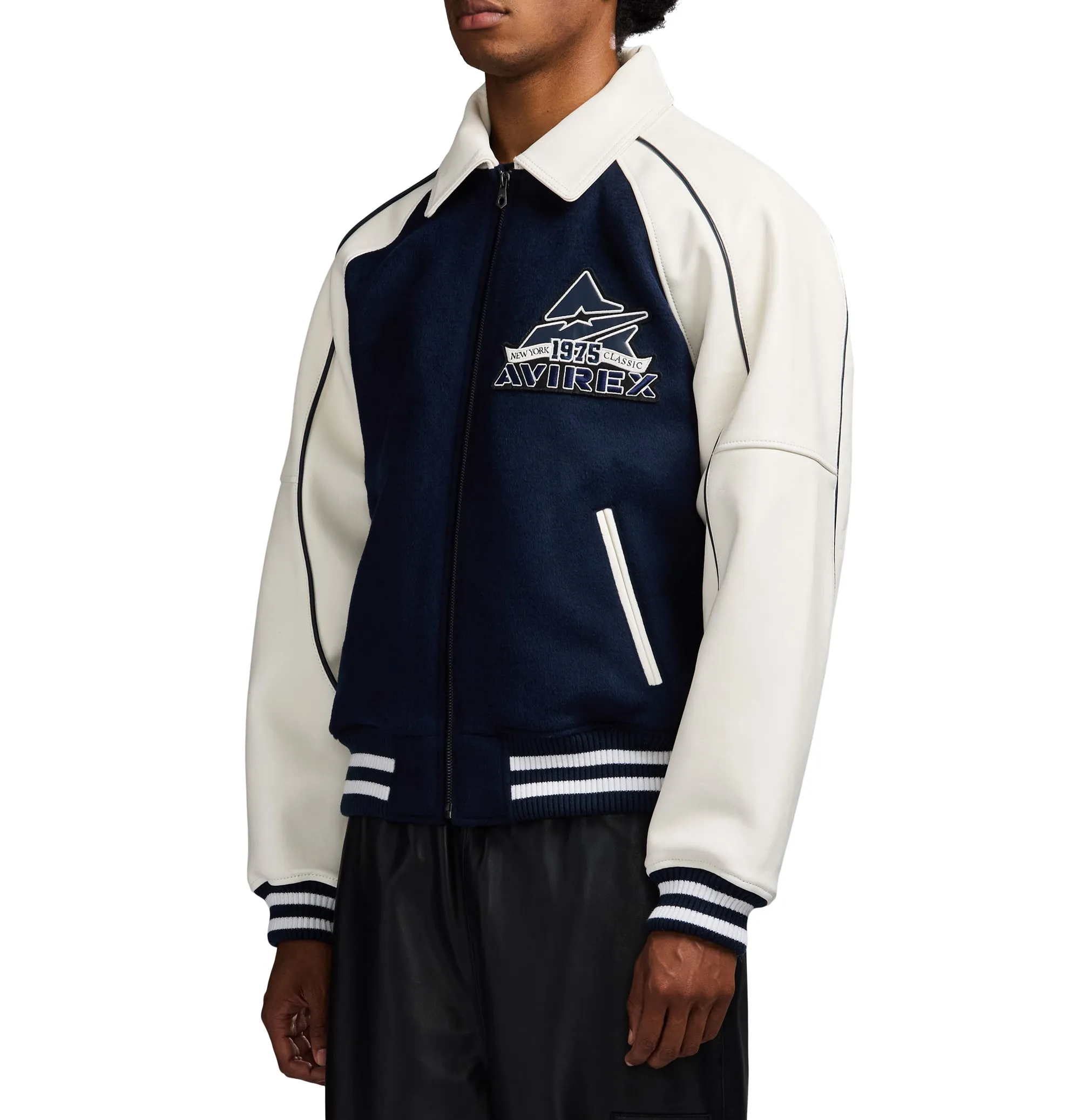 CLASSIC WOOL LEATHER VARSITY JACKET sold by Avirex product image thumbnail 4