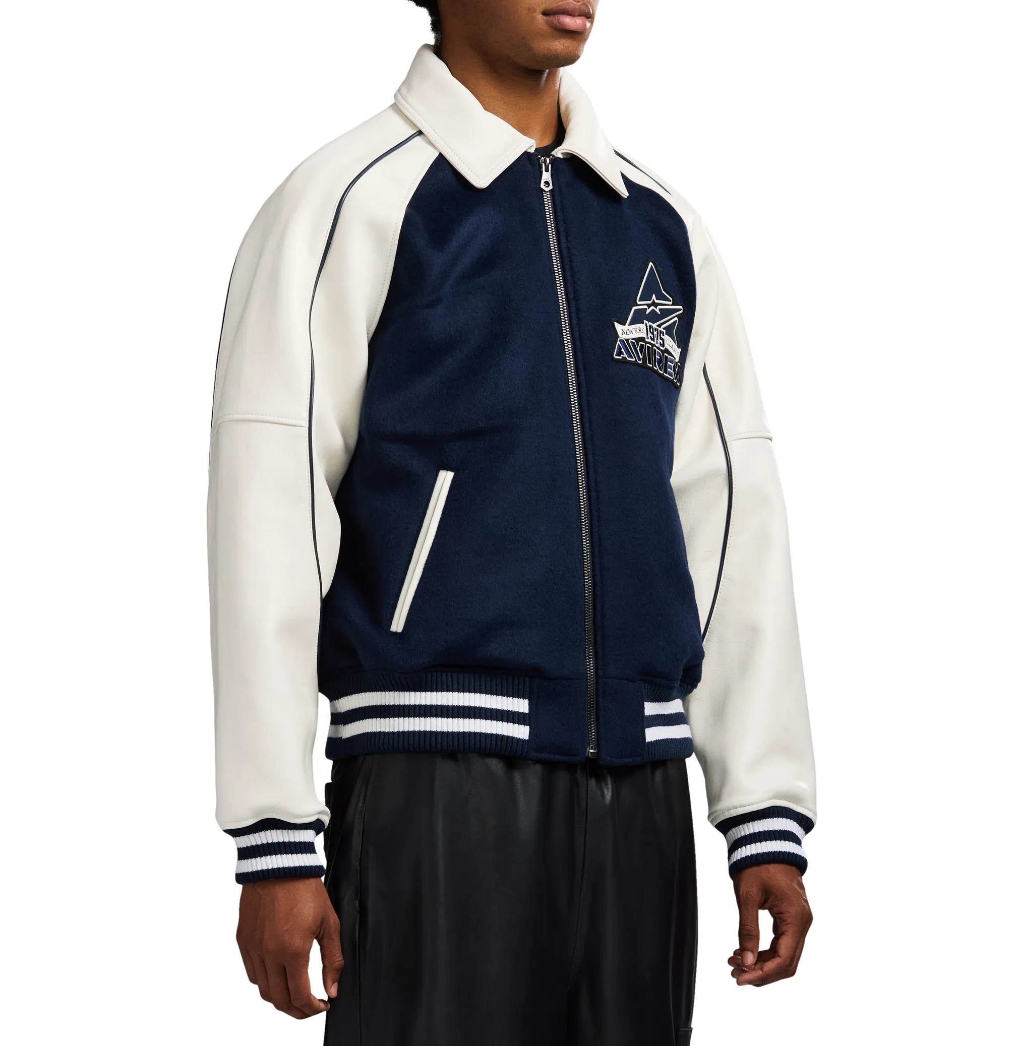 CLASSIC WOOL LEATHER VARSITY JACKET sold by Avirex product image thumbnail 5