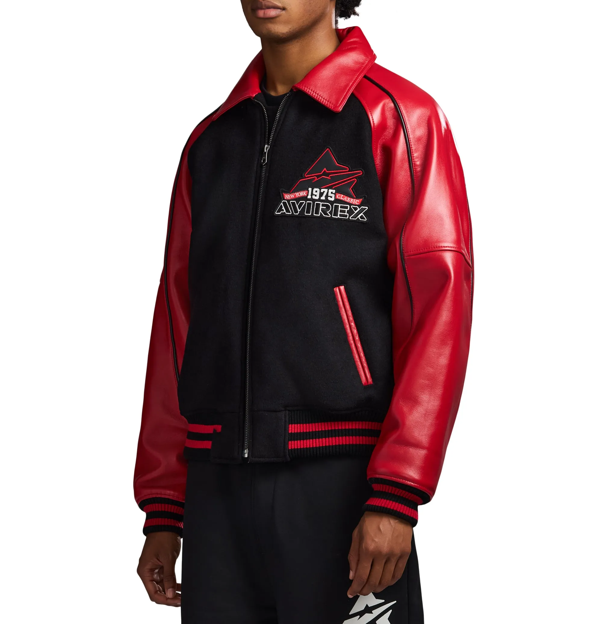 CLASSIC WOOL LEATHER VARSITY JACKET sold by Avirex product image thumbnail 4