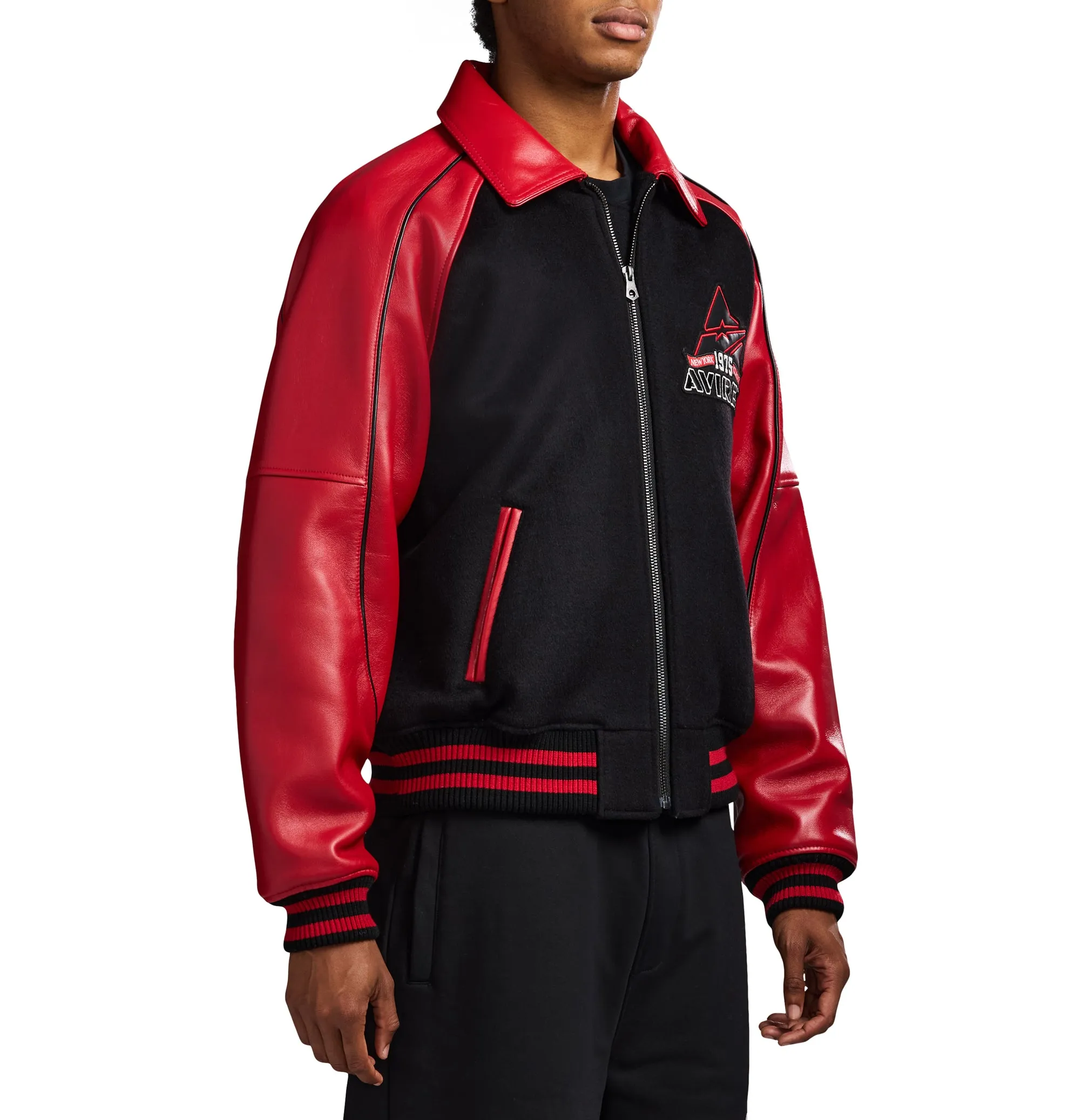 CLASSIC WOOL LEATHER VARSITY JACKET sold by Avirex product image thumbnail 5