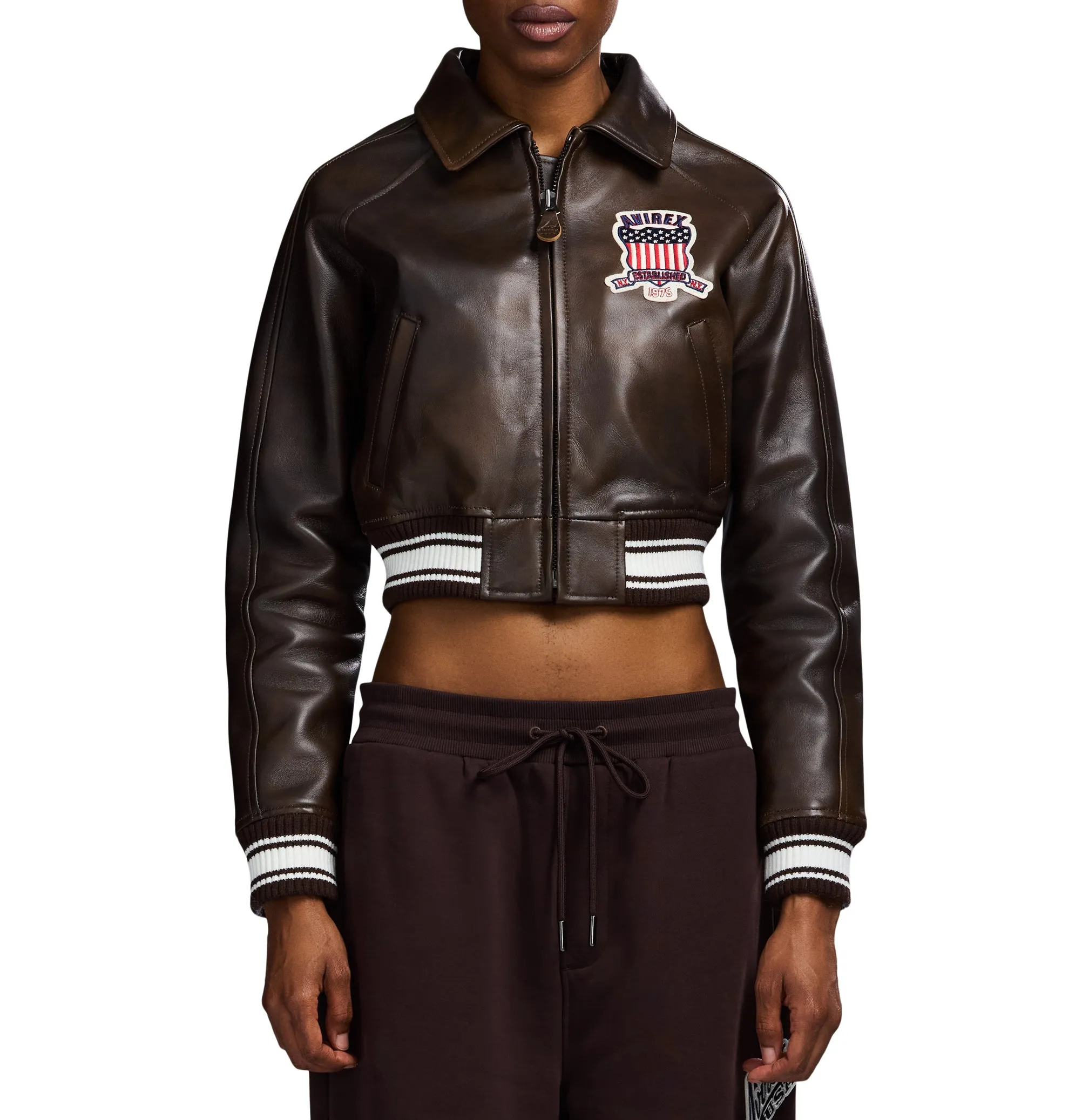 CROPPED ICON JACKET sold by Avirex product image thumbnail 3