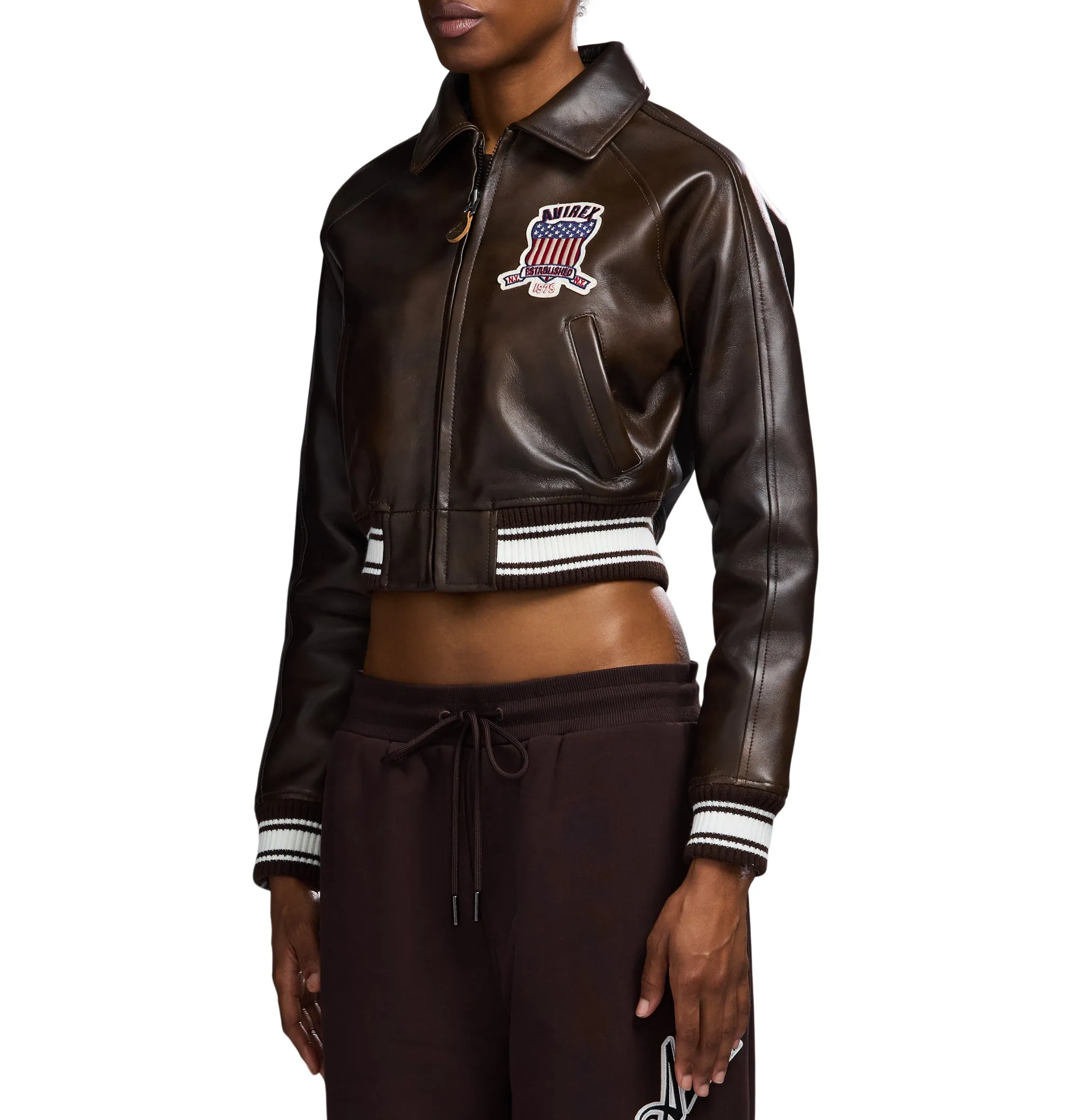 CROPPED ICON JACKET sold by Avirex product image thumbnail 4