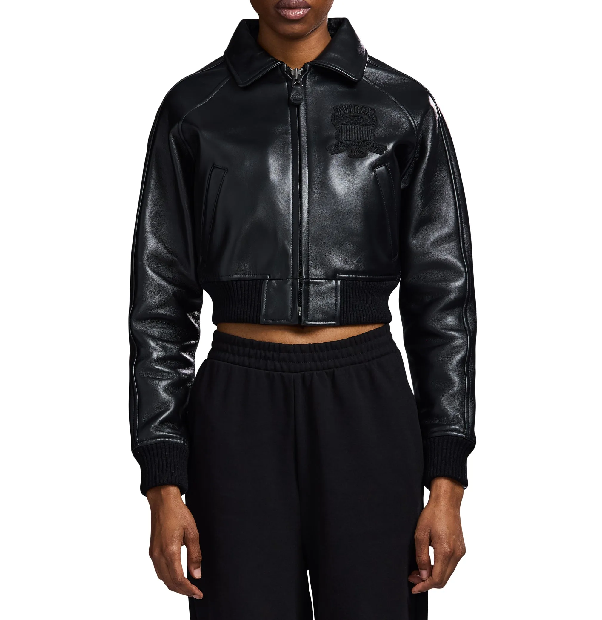 CROPPED ICON JACKET sold by Avirex product image thumbnail 3