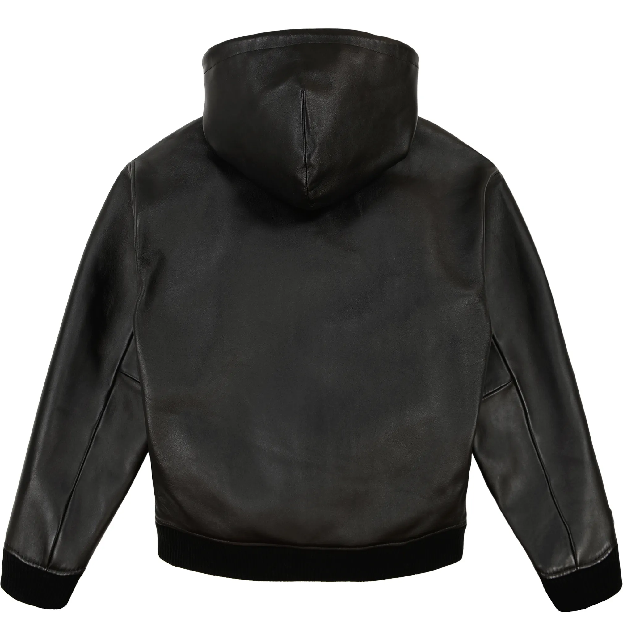 SCRIPT NAPPA LEATHER HOODIE sold by Avirex product image thumbnail 2