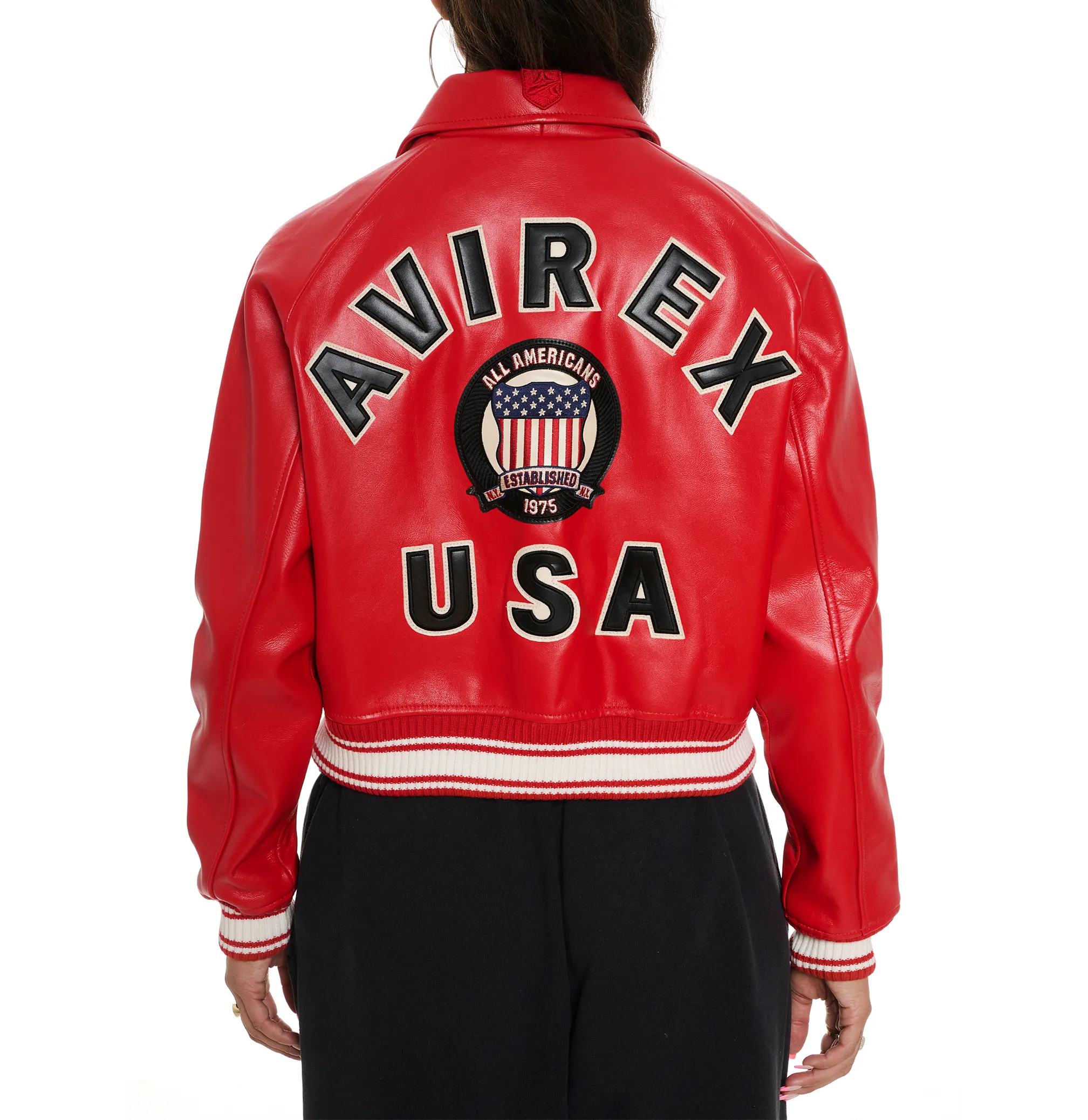 CROPPED ICON JACKET sold by Avirex product image thumbnail 4