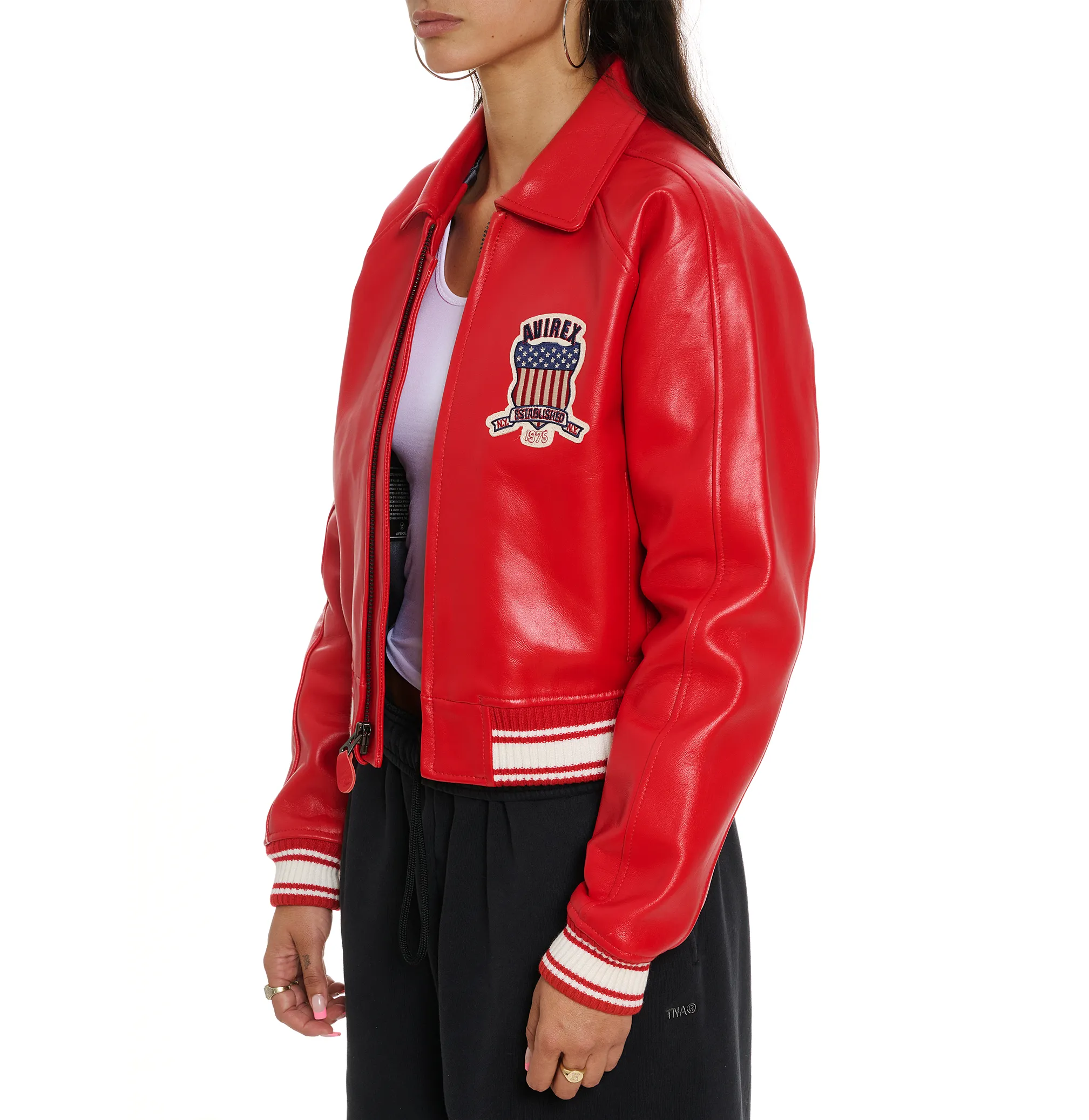 CROPPED ICON JACKET sold by Avirex product image thumbnail 5