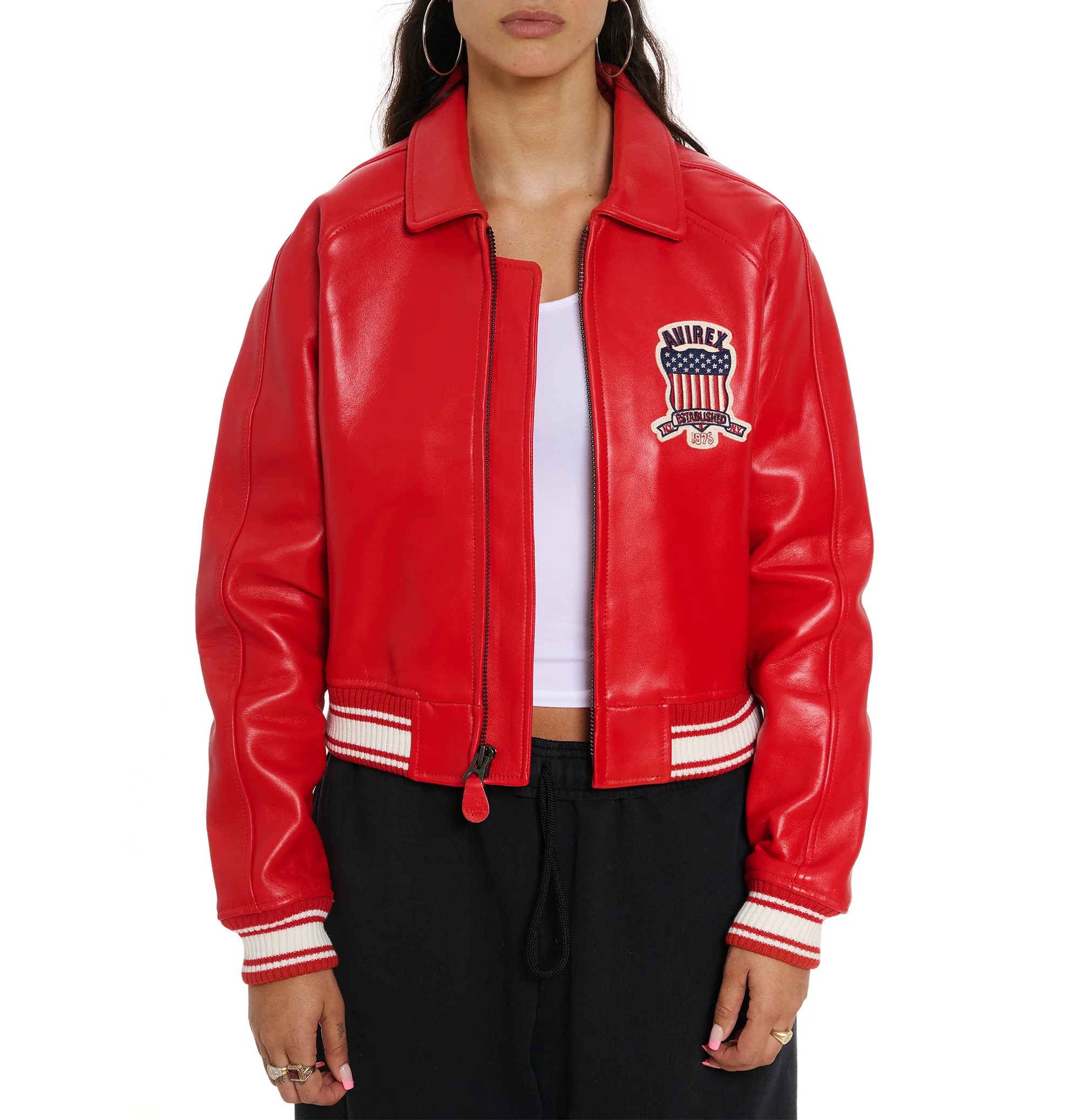 CROPPED ICON JACKET sold by Avirex product image thumbnail 3