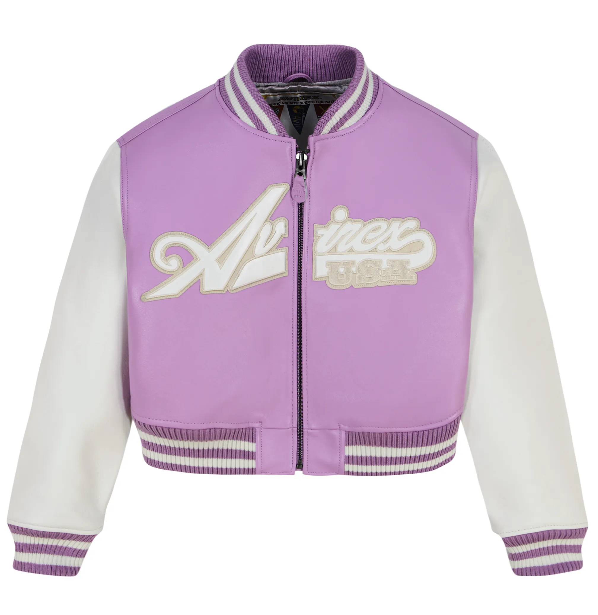 CROPPED SCRIPT JACKET sold by Avirex