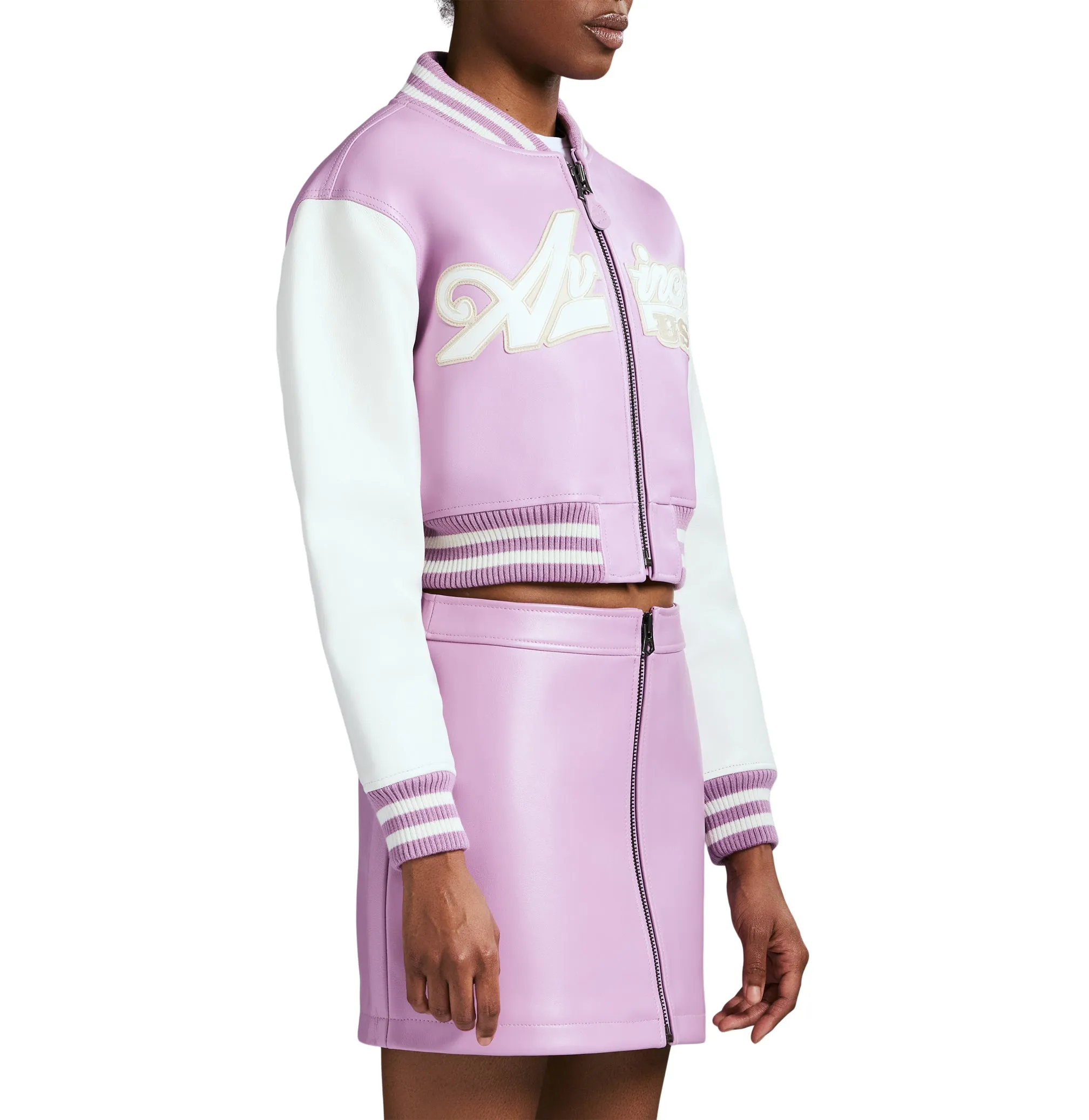 CROPPED SCRIPT JACKET sold by Avirex product image thumbnail 5