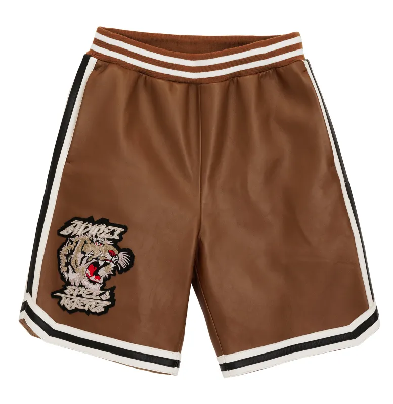 SPEED TIGER LEATHER SHORT sold by Avirex