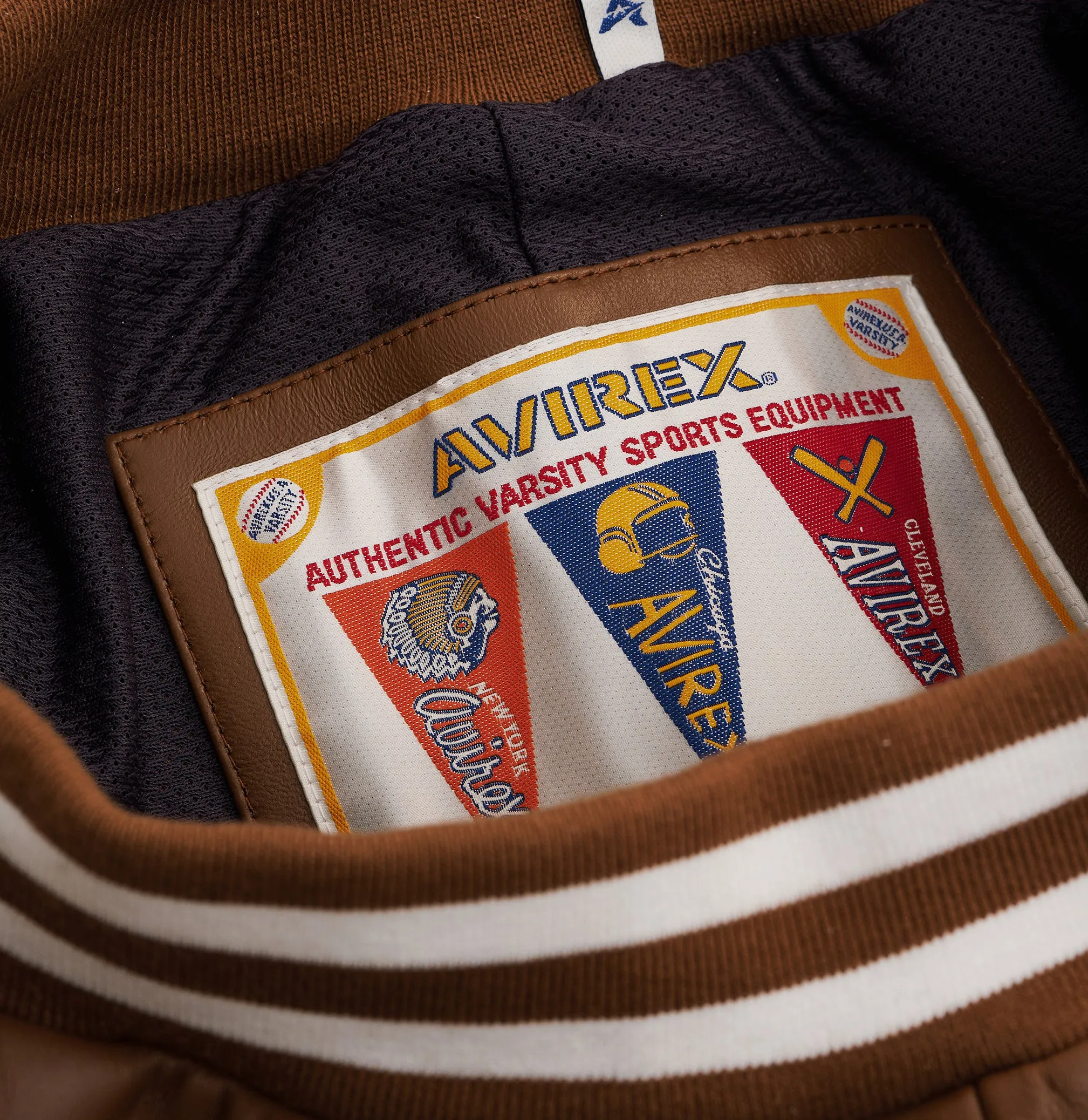 SPEED TIGER LEATHER SHORT sold by Avirex product image thumbnail 3