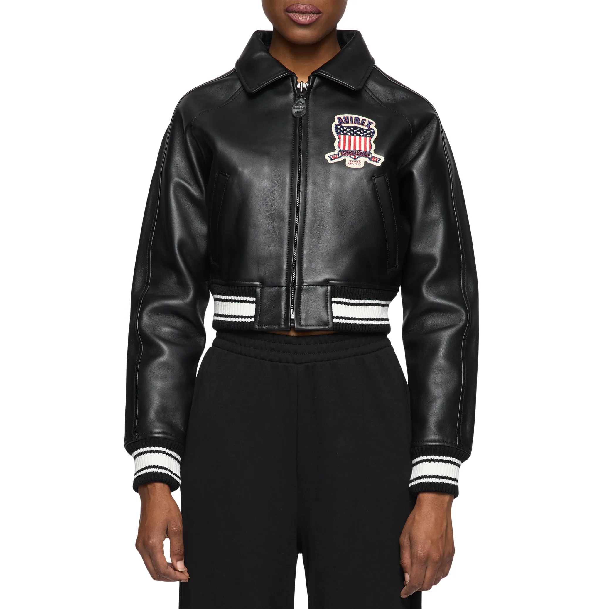 CROPPED ICON JACKET sold by Avirex product image thumbnail 3