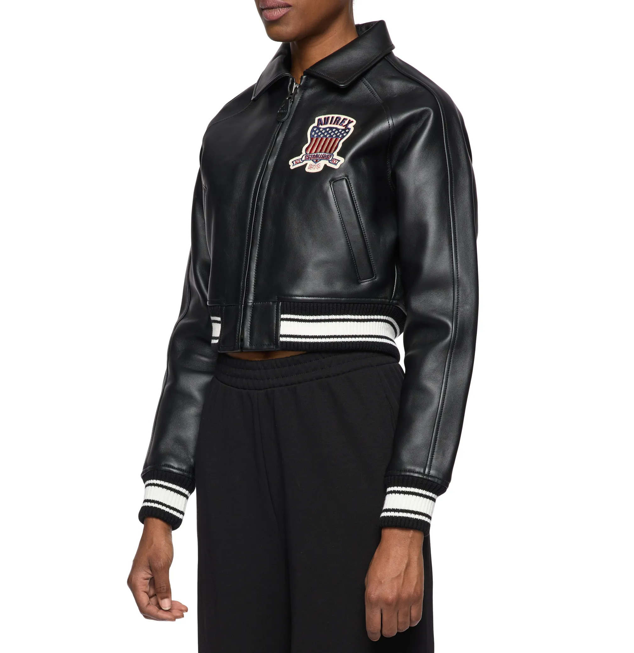CROPPED ICON JACKET sold by Avirex product image thumbnail 5