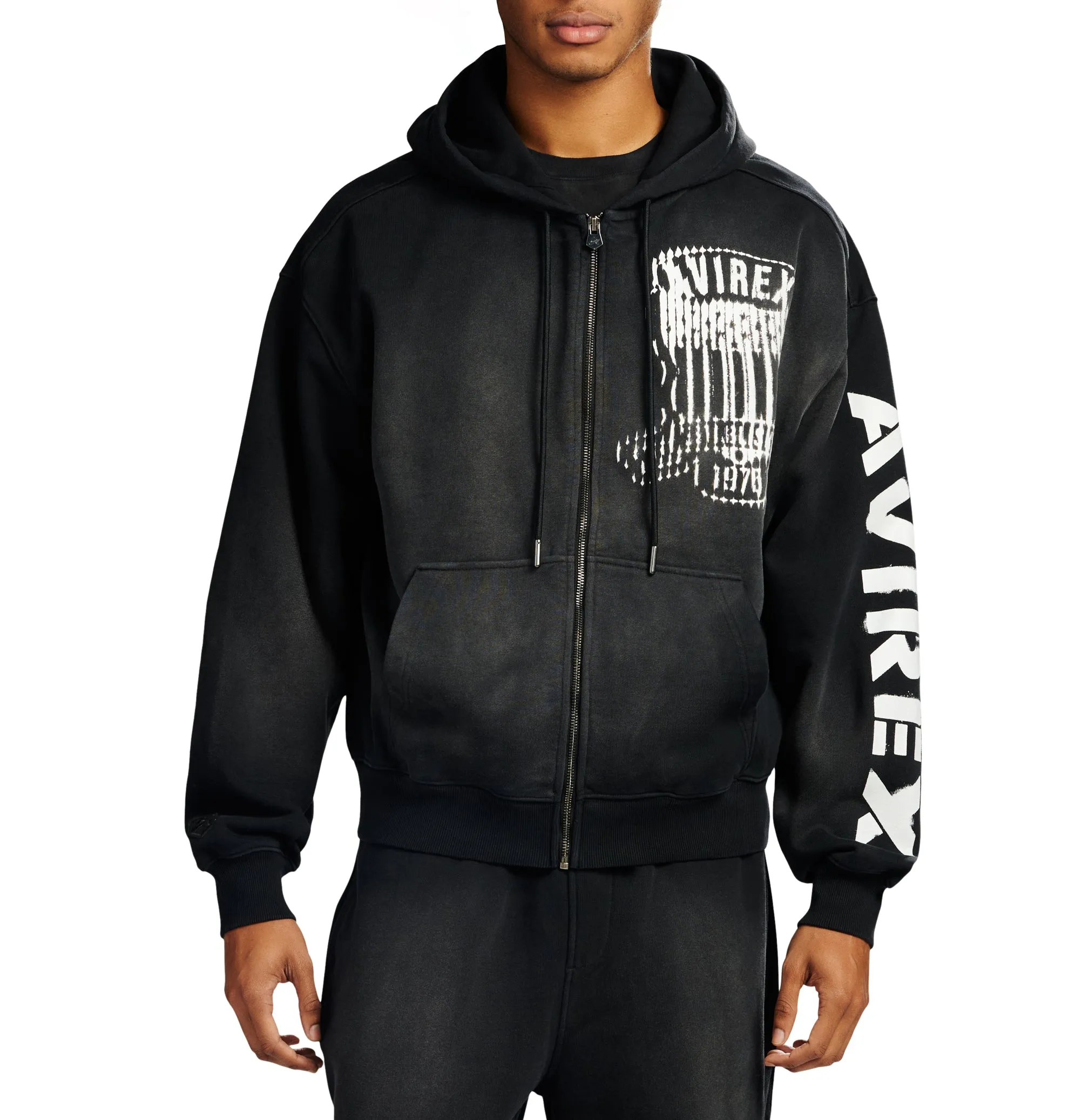 WASHED HOODIE sold by Avirex product image thumbnail 4