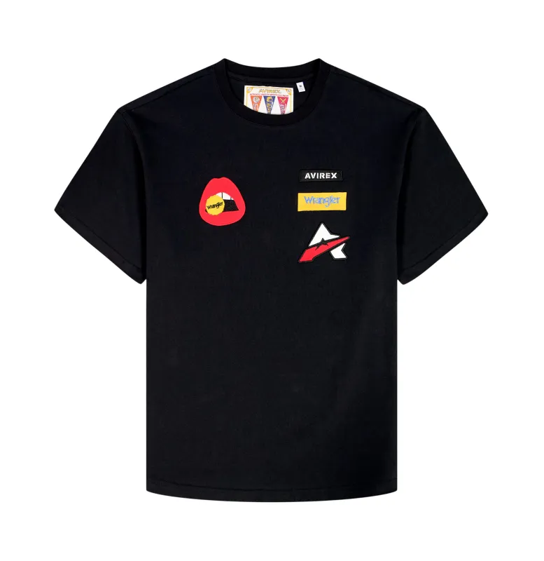 AVIREX X WRANGLER TEE made by Avirex