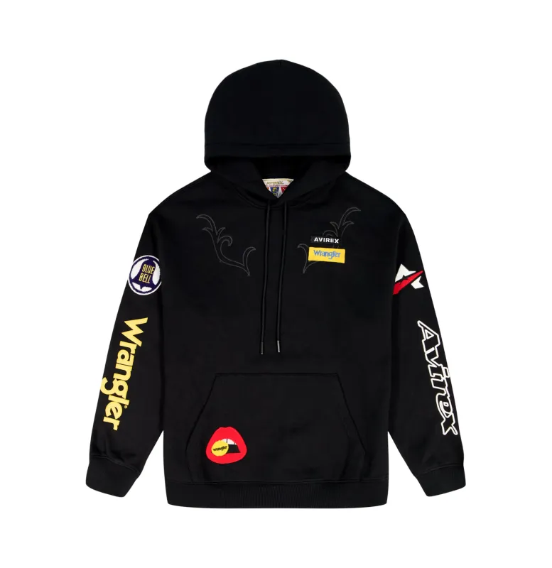 AVIREX X WRANGLER HOODIE made by Avirex