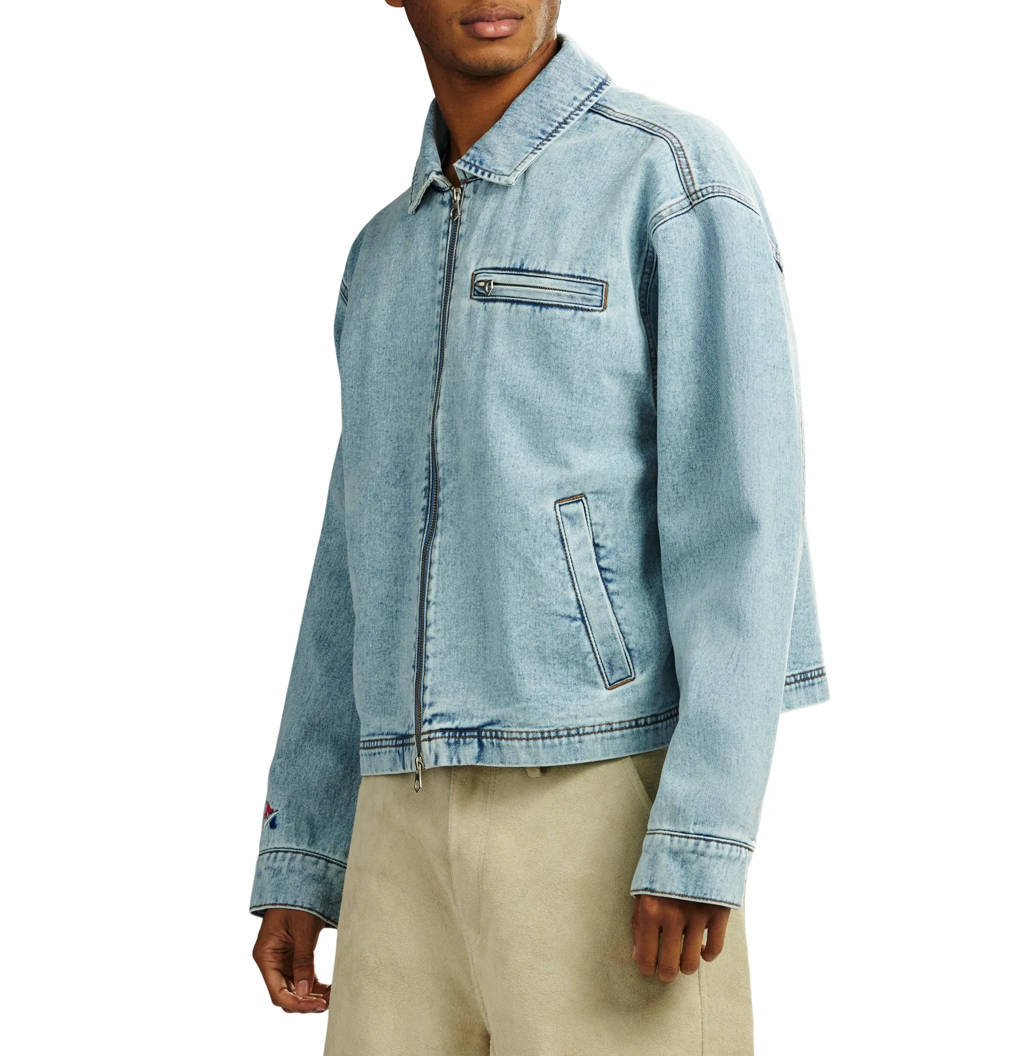 DENIM UTILITY JACKET sold by Avirex product image thumbnail 4