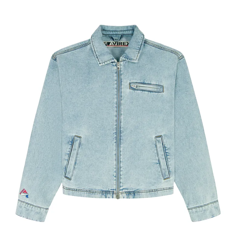 DENIM UTILITY JACKET made by Avirex