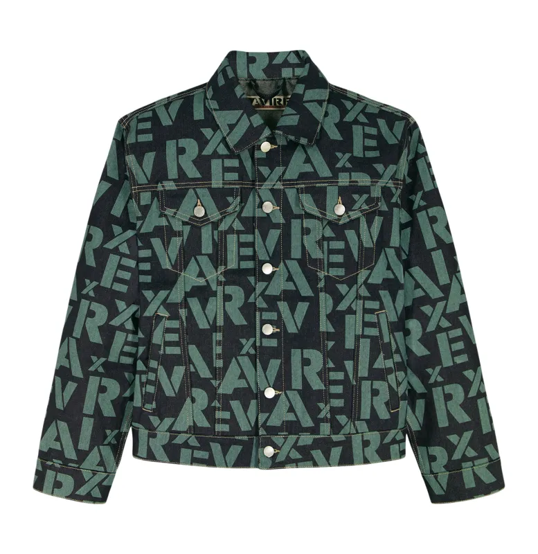 MONOGRAM DENIM JACKET made by Avirex