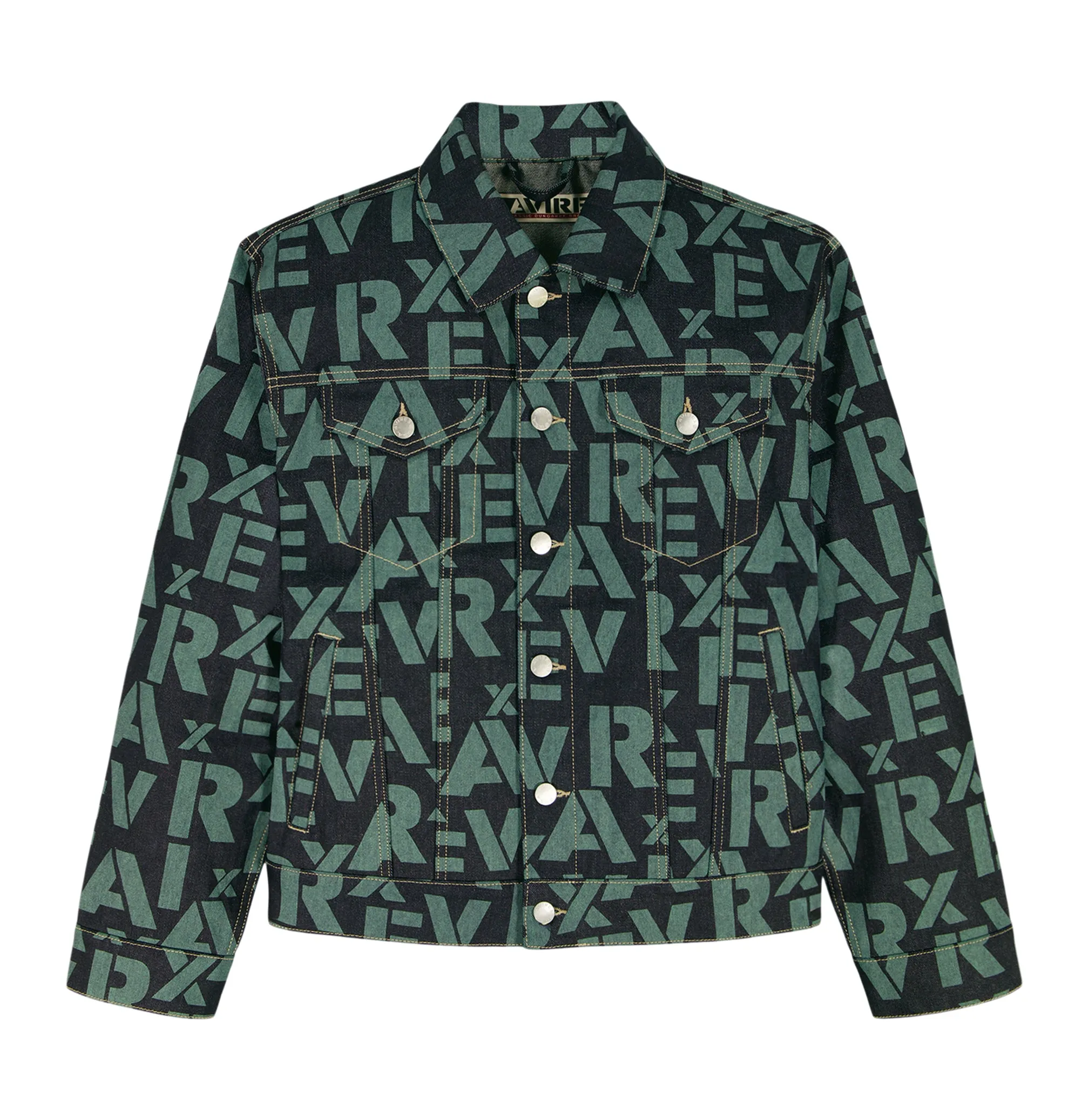 MONOGRAM DENIM JACKET sold by Avirex