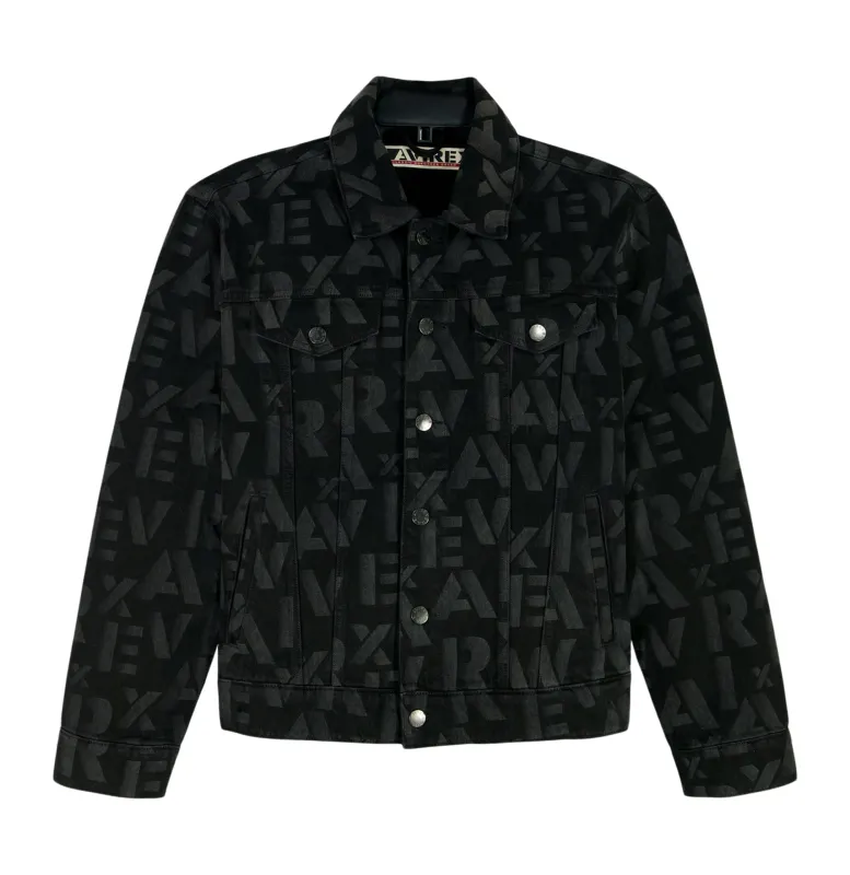 MONOGRAM DENIM JACKET made by Avirex