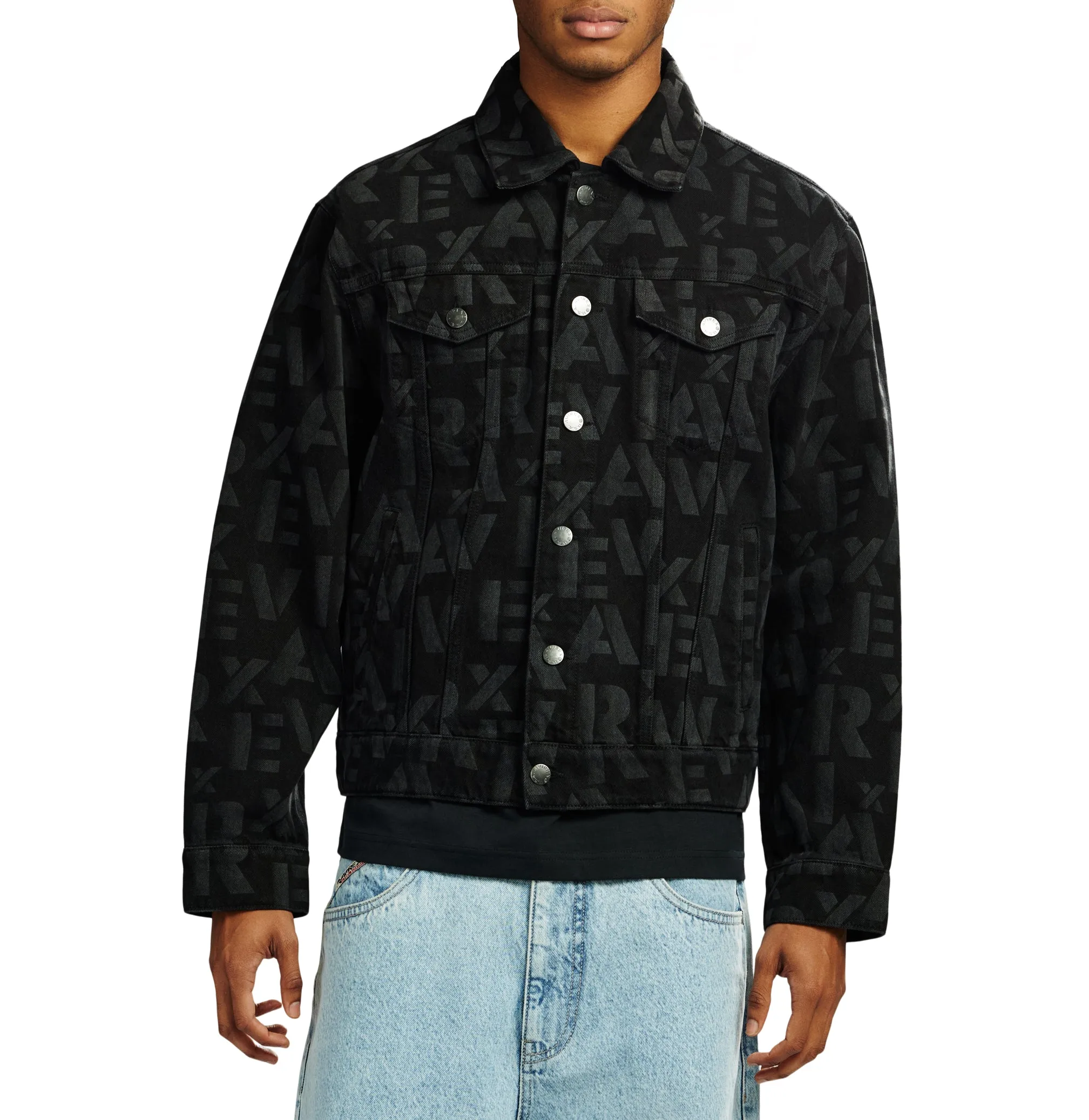 MONOGRAM DENIM JACKET sold by Avirex product image thumbnail 3