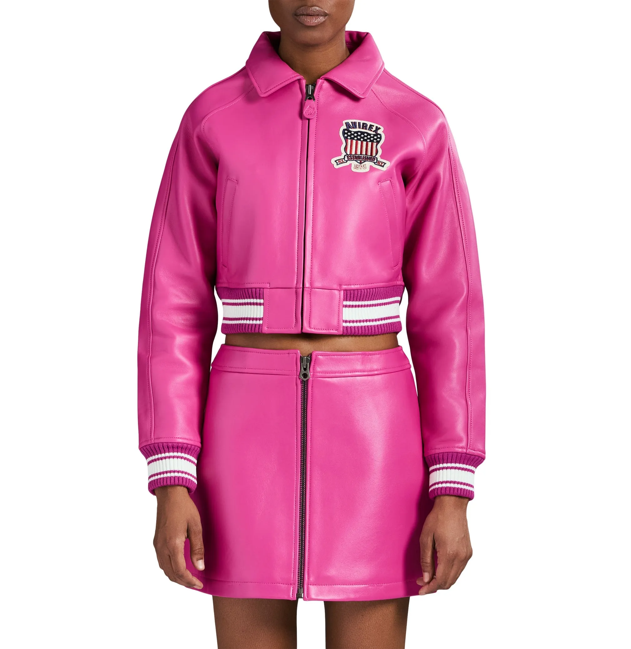 CROPPED ICON JACKET sold by Avirex product image thumbnail 3