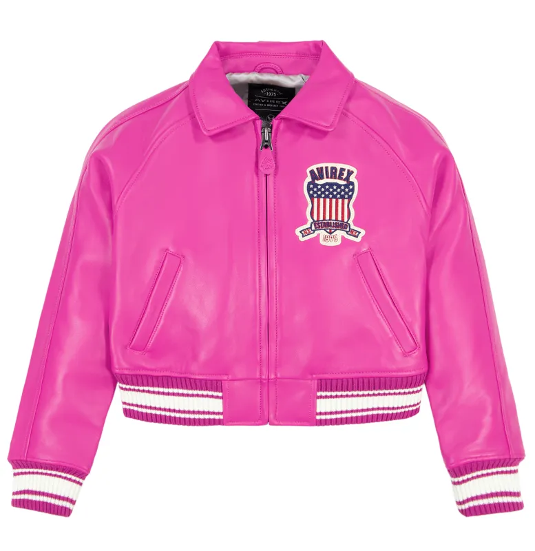 CROPPED ICON JACKET made by Avirex