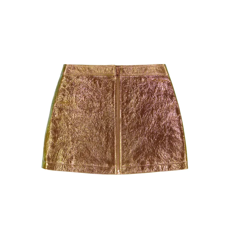METALLIC ICON SKIRT made by Avirex