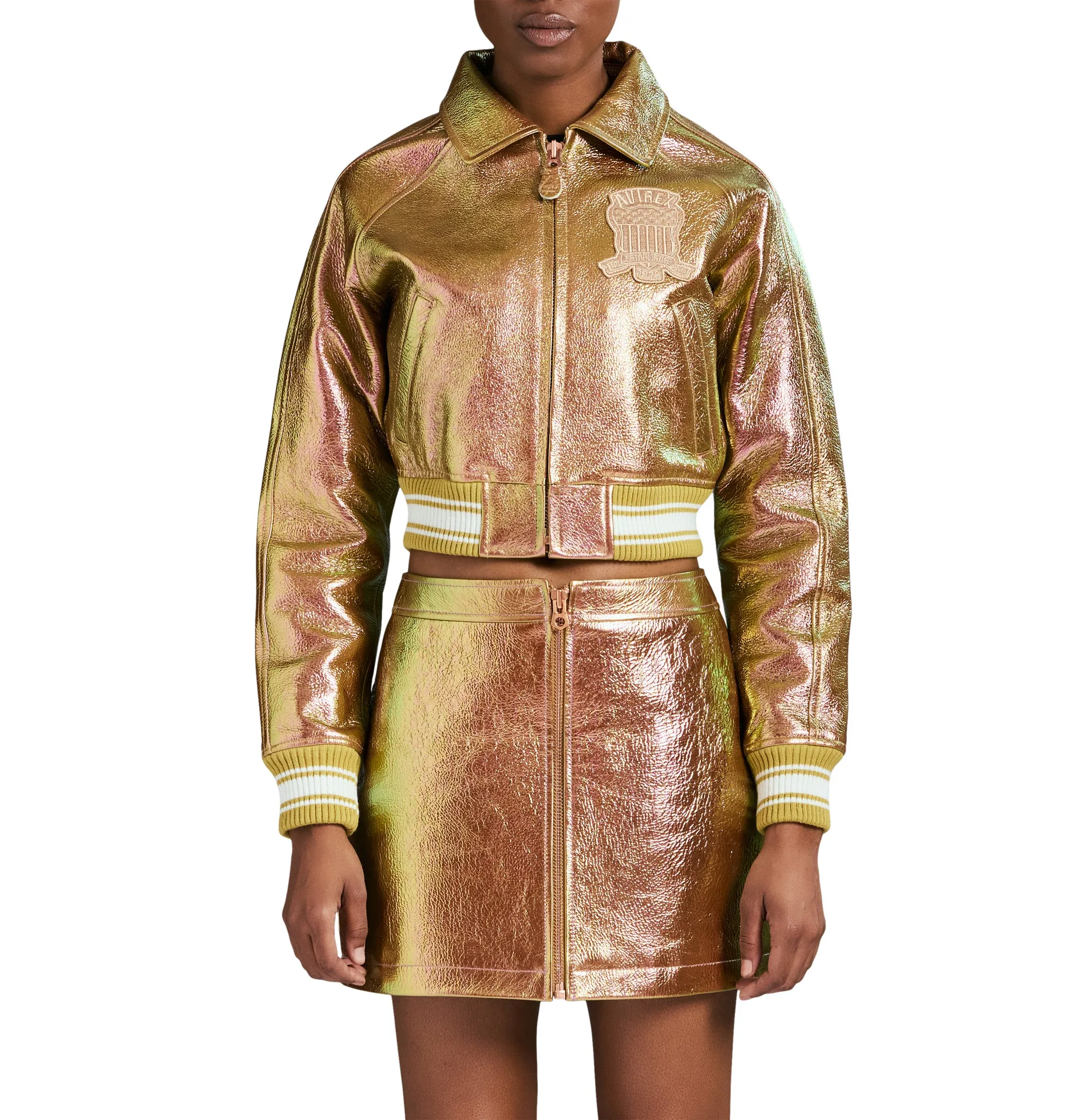 METALLIC ICON SKIRT sold by Avirex product image thumbnail 3