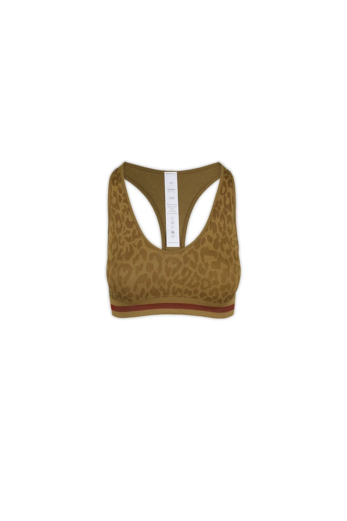 Leo Stripe Deep V Bra sold by avocado