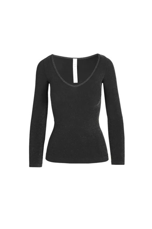 Lurex L/S Top sold by avocado