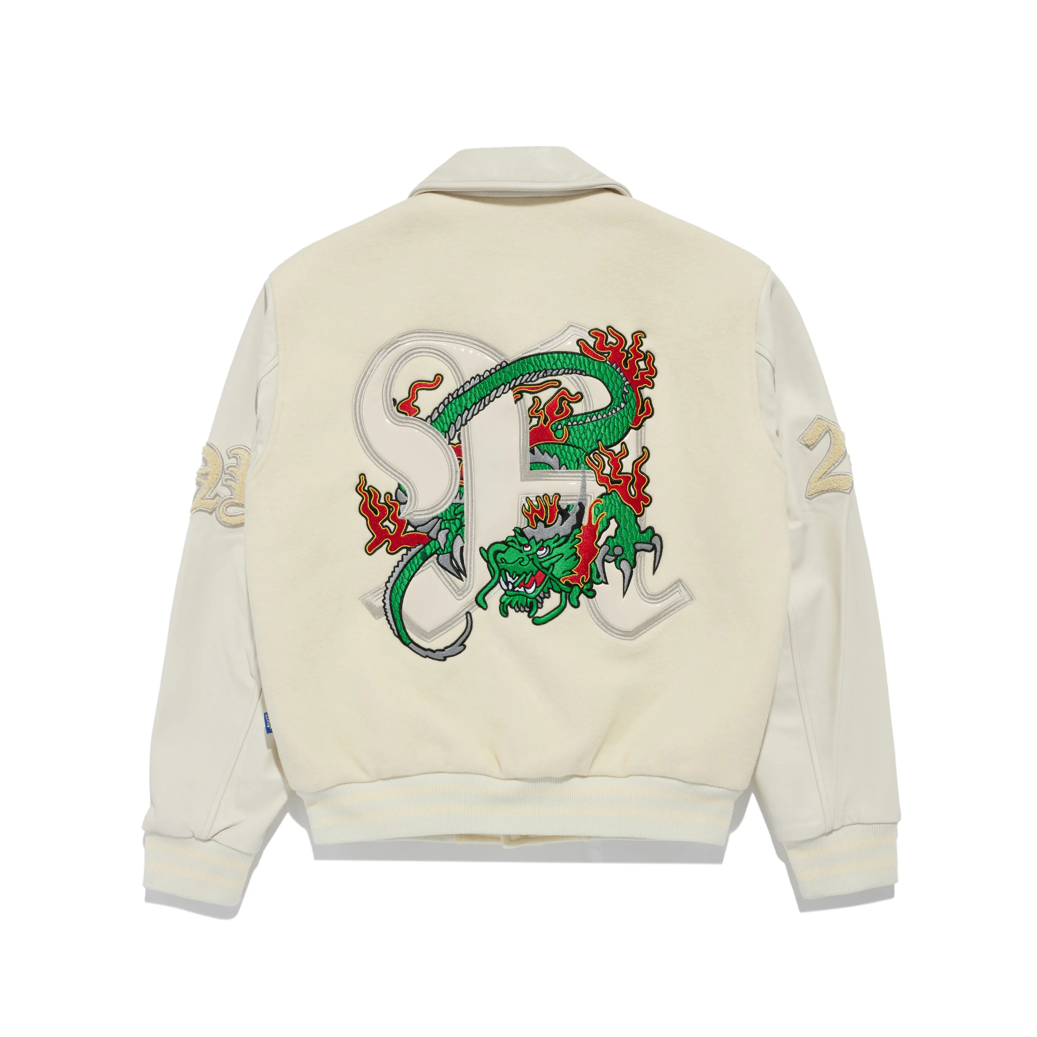 Dragon Embroidered Varsity Jacket sold by Awake product image thumbnail 2