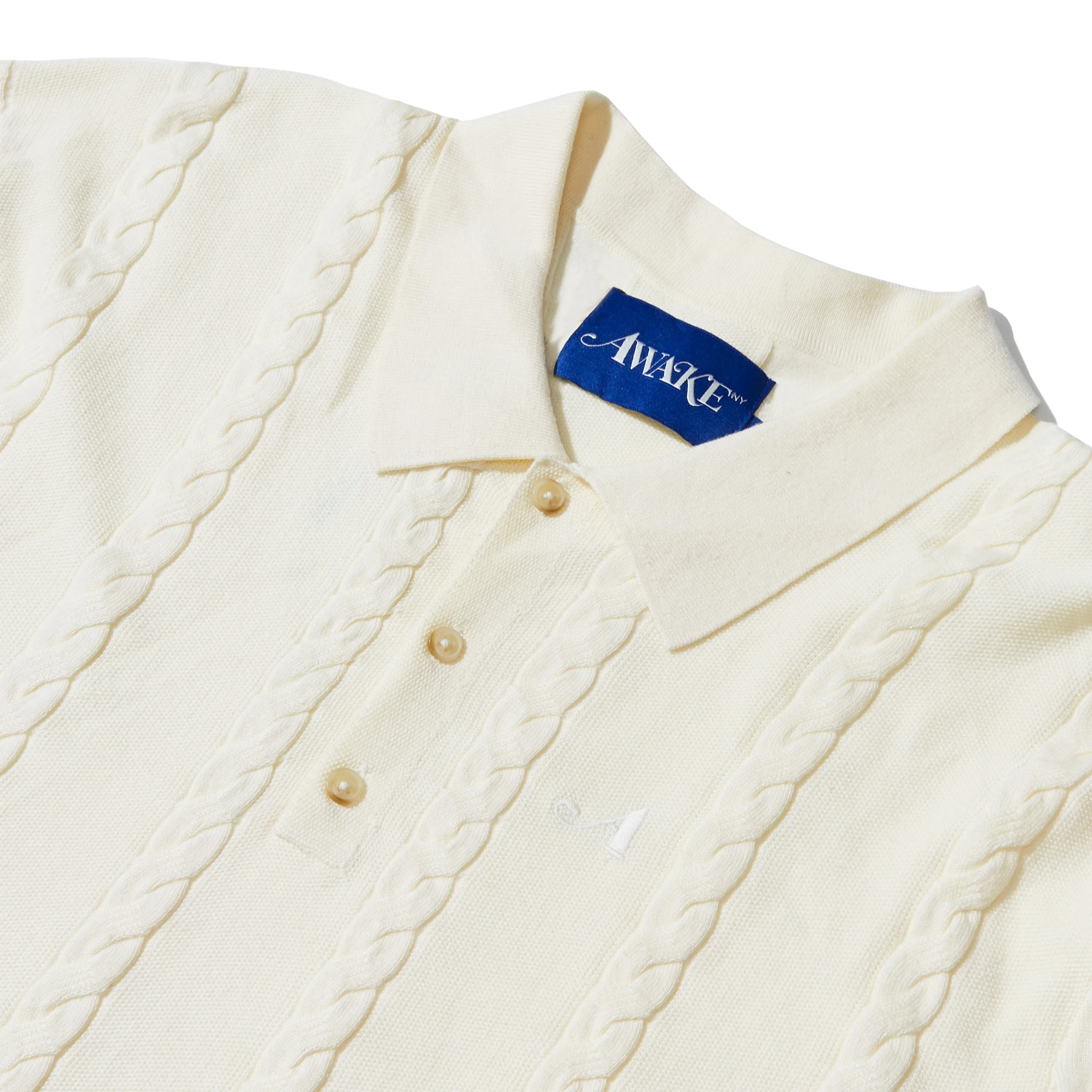 Cable Knit Polo sold by Awake product image thumbnail 3